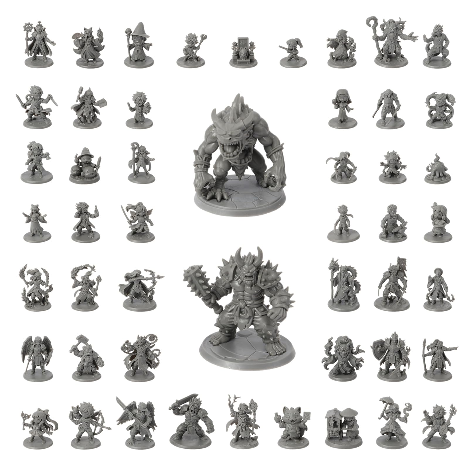 Unpainted Path Gaming fantasy miniature collection